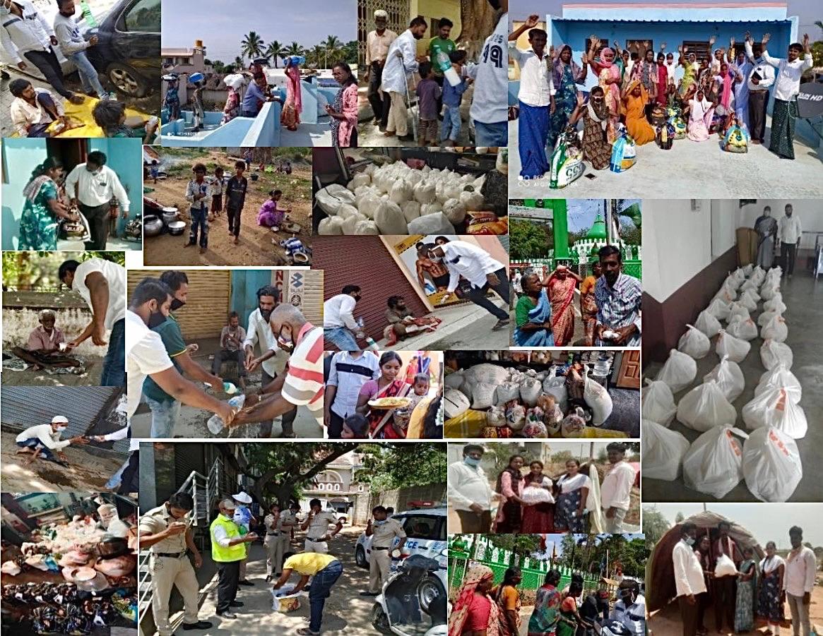 INPM Trust relief and food distribution